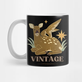 Vintage, soaring stag deer Mug